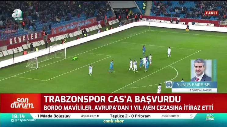 Trabzonspor CAS'a resmi başvuruyu yaptı