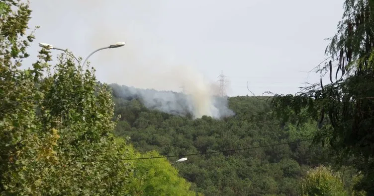 Son dakika: Aydos Ormanı’nda yangın çıktı