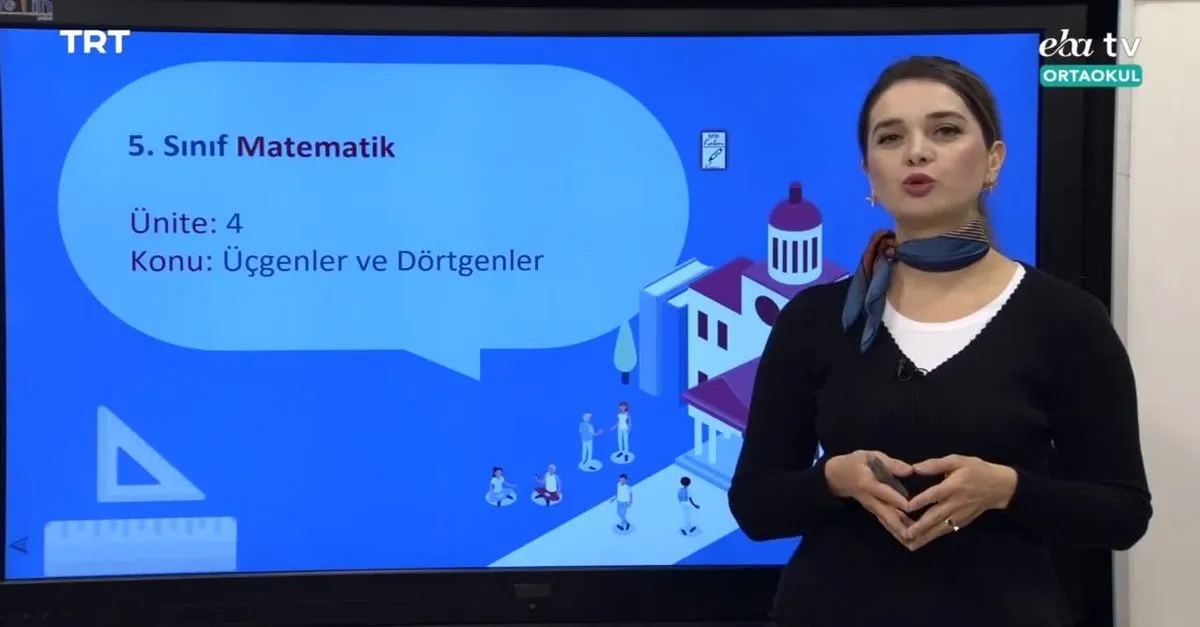 eba tv 5 sinif matematik konu ucgenler ve dortgenler