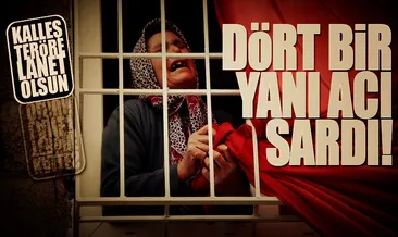 Dört bir yanı acı sardı