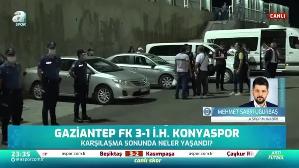 Gaziantep FK-Konyaspor maçında gerginlik! İşte koridorda yaşananlar