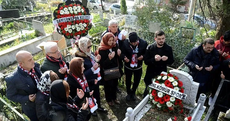 Samsunsporlu Muzaffer Badalıoğlu unutulmadı