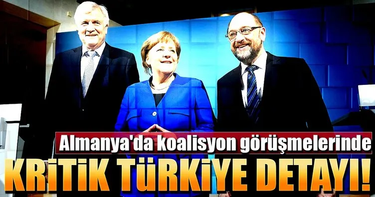Almanya'da koalisyon anlaşmasında Türkiye detayı!
