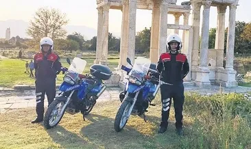 Antik kentleri jandarma koruyor