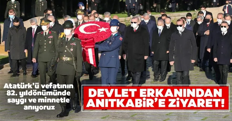 Son dakika haberi: Başkan Erdoğan, Atatürk'ü vefatının 82. yıl dönümünde, Anıtkabir Özel Defteri'ni imzaladı!