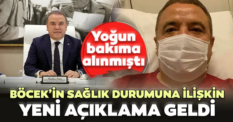 Kovid-19 tedavisi gören Muhittin Böcek'in sağlık durumu ile ilgili açıklama!