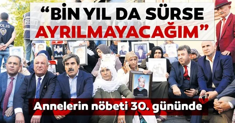 Bin yıl da sürse ayrılmayacağım