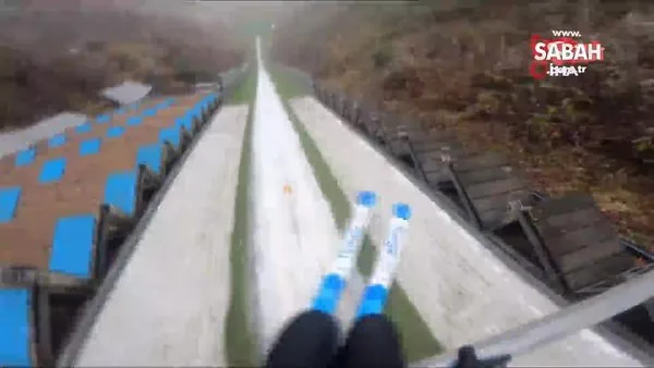 Kayakla atlama milli takımı sporcusu Fatih Arda İpcioğlu’ndan nefes kesen uçuş | Video
