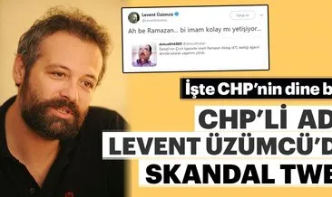 CHP’li aday Levent Üzümcü’den skandal tweet! Hayatını kaybeden imam Ramazan Akbaş ile dalga geçti...