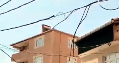 Kamyon kabloları koparınca mahalleli elektriksiz kaldı