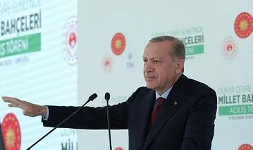 Son dakika: Başkan Erdoğan’dan Millet Bahçeleri paylaşımı