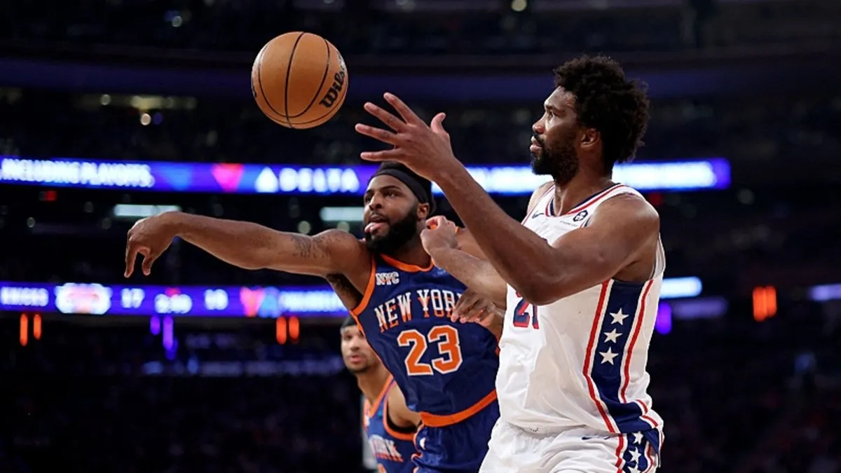 NBA play-off'larında 76ers, Knicks'i 112-106 yendi