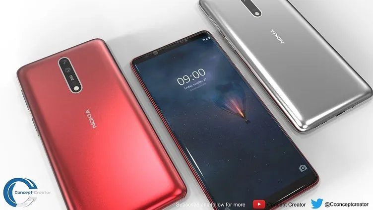 Nokia 9, Nokia 8’den daha büyük