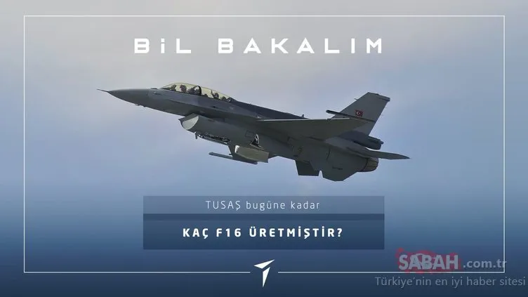 TUSAŞ, bugüne kadar ürettiği F-16 sayısını açıkladı