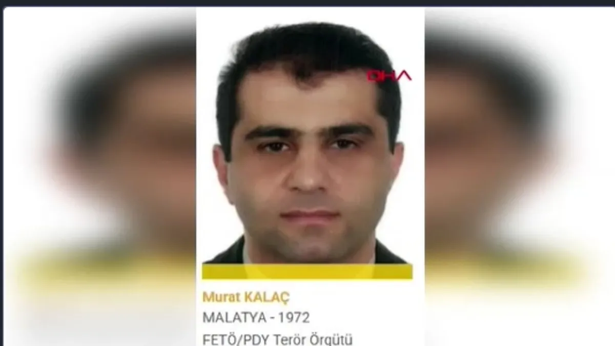 İçişleri Bakanlığı açıkladı! Sarı kategoride yer alan ve 15 Temmuz sonrası görevden ihraç edilen Murat Kalaç yakalandı İçişleri Bakanlığı açıkladı! Sarı kategoride yer alan ve 15 Temmuz sonrası görevden ihraç edilen Murat Kalaç yakalandı