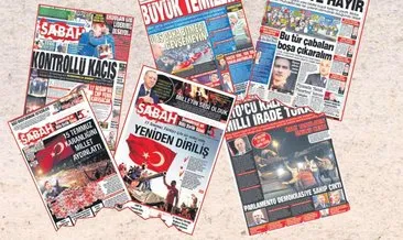 Türkiye’ye kurulan tuzakları SABAH’ın manşetleri bozdu #ankara