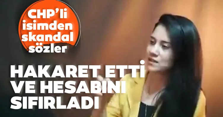 Hakaret etti ve hesabını sıfırladı
