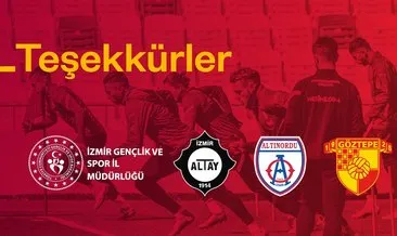 Galatasaray’dan İzmir kulüplerine teşekkür mesajı