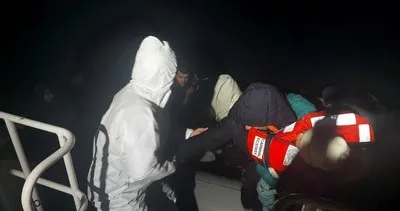 Ayvalık’ta 18 düzensiz göçmen yakalandı
