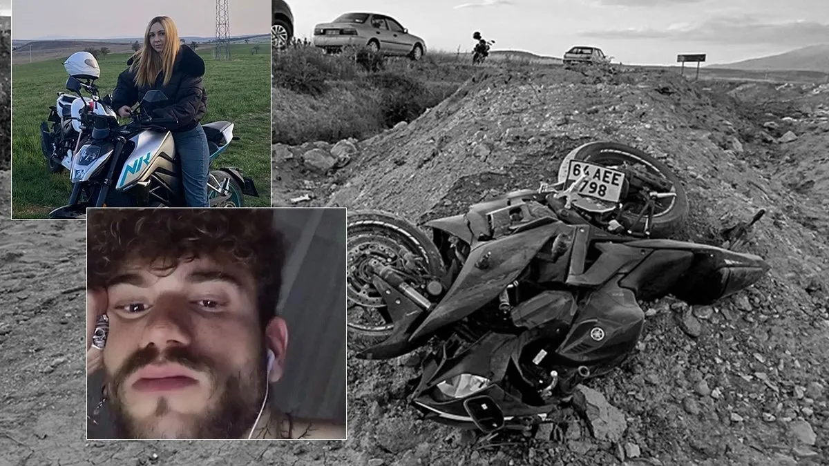 Denizli’de feci kaza: Yol kenarına devrilen motosikletteki 2 kişi öldü!