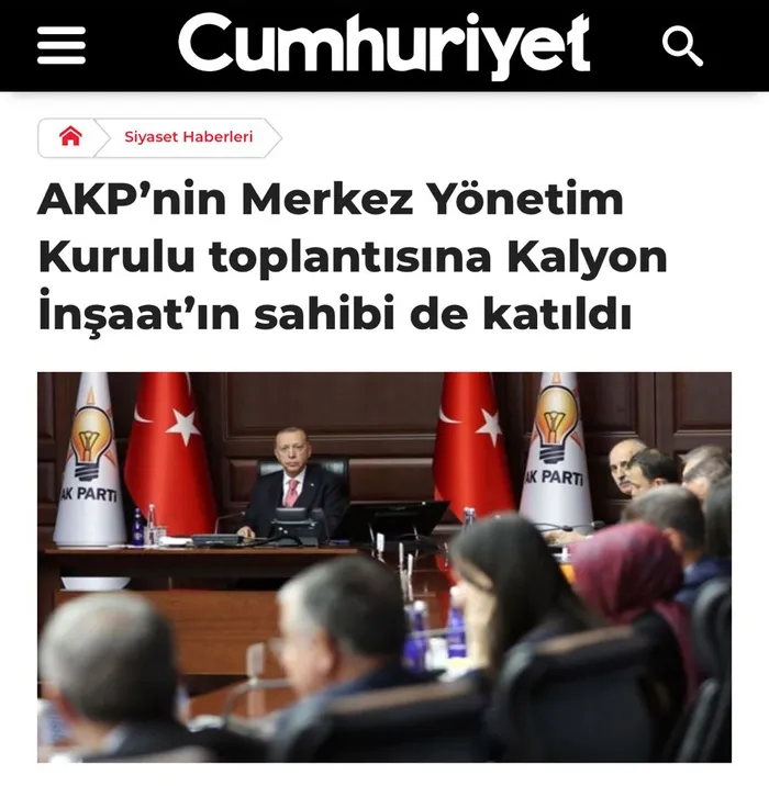 Cumhuriyet'in haberine AK Parti'den yalanlama!