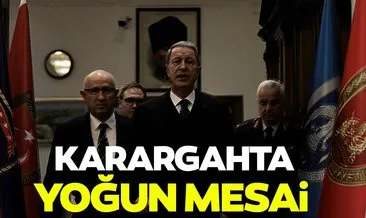 Karargahın yoğun mesaisi