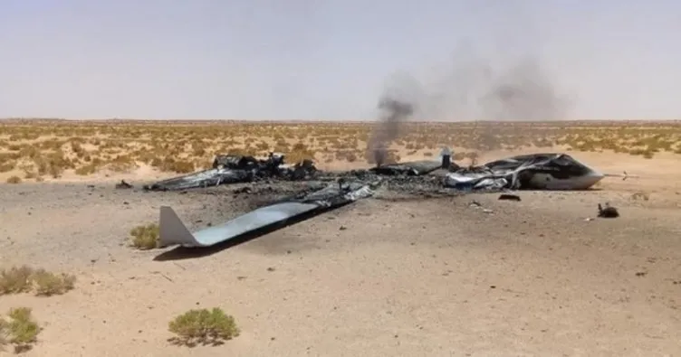 Libya Ordusu Sirte’de BAE’ye ait SİHA düşürdü