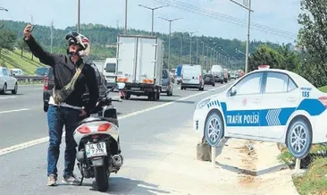 Sürücülere maket araç sürprizi
