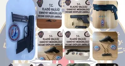 Elazığ’da ruhsatsız silah operasyonu: 19 gözaltı