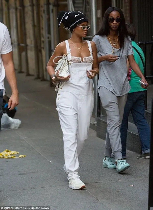 Rihanna geceye spor başladı klasik bitirdi