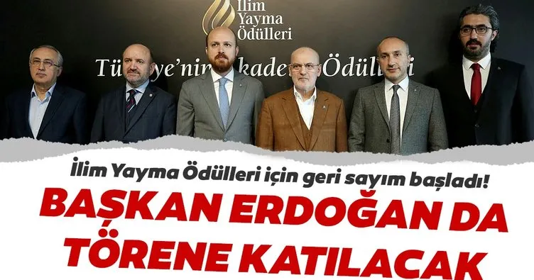 İlim Yayma Ödülleri için geri sayım başladı! Törene Başkan Erdoğan da katılacak