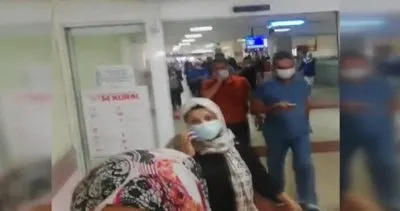Malatya’da hastanedeki 5,2’lik deprem anı paniği kamerada | Video
