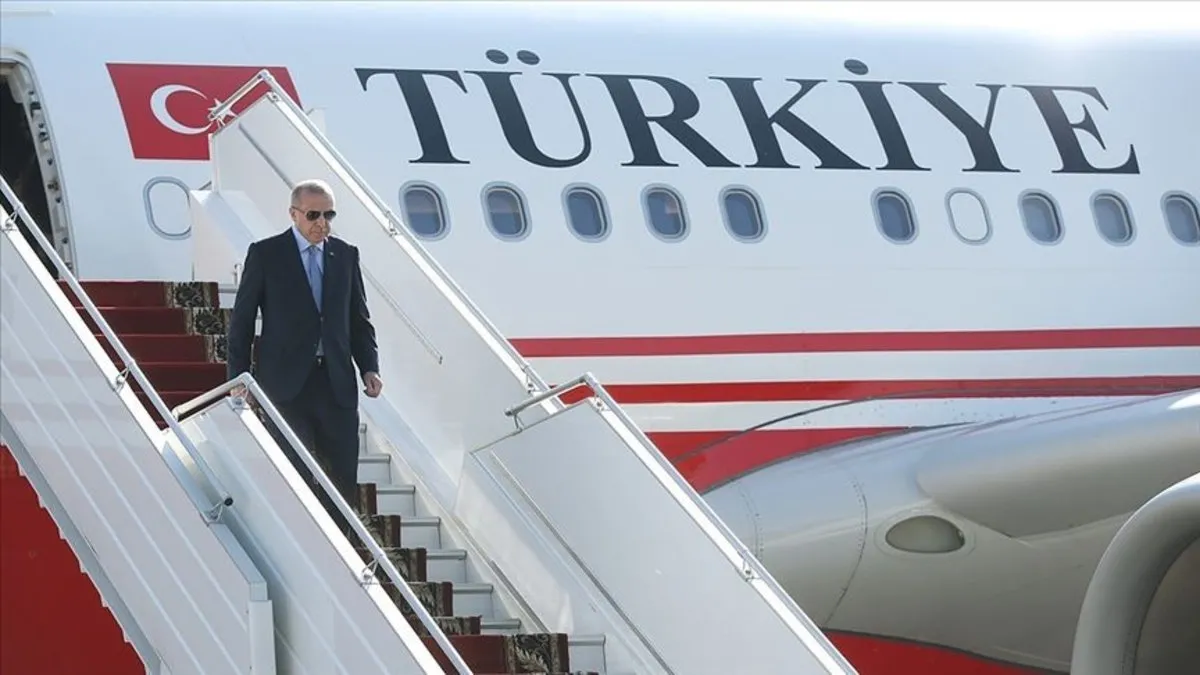 Başkan Erdoğan, Çin'e geldi