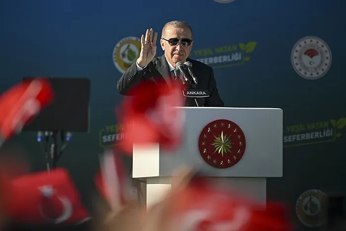 Başkan Erdoğan: Hedefimiz bu yıl 600 milyon fidanı toprakla buluşturmak