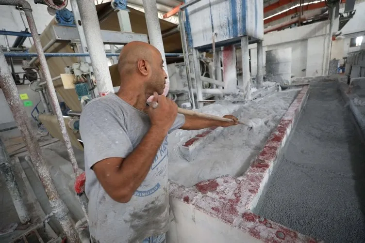 Filistin’de palmiye atığından kağıt mendil üretiliyor