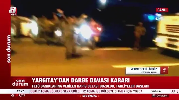 Yargıtay 15 Temmuz kararını bozdu! Askeri lise öğrencilerine tahliye | Video