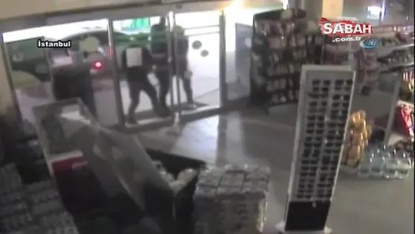 İstanbul'da markete giren soygunculara büyük şok! Market sahibi soygunculara böyle kurşun yağdırdı...