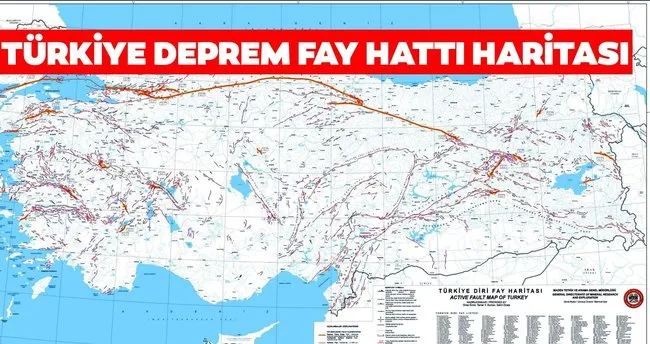 Muğla Deprem Haritası : Haritası : Türkiye'nin Fiziki Coğrafya