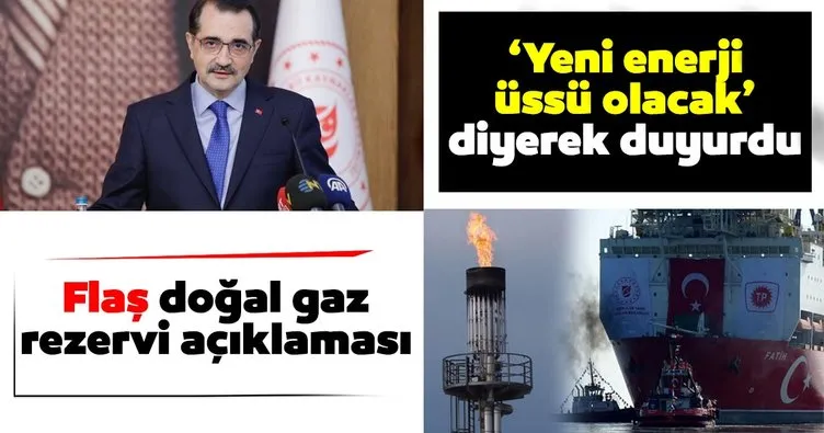 SON DAKİKA! Bakan Dönmez’den doğal gaz rezervi açıklaması!