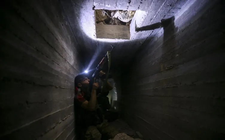 Tel Abyad’daki Ermeni Kilisesi önce DEAŞ sonra PKK tarafından karargah olarak kullanılmış