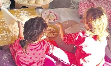 Leyla ve Lalin gözleme yaptı
