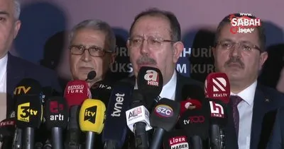 YSK Başkanı Yener: Şu ana kadar yüzde 25 oranında veri akışı olmuştur | Video