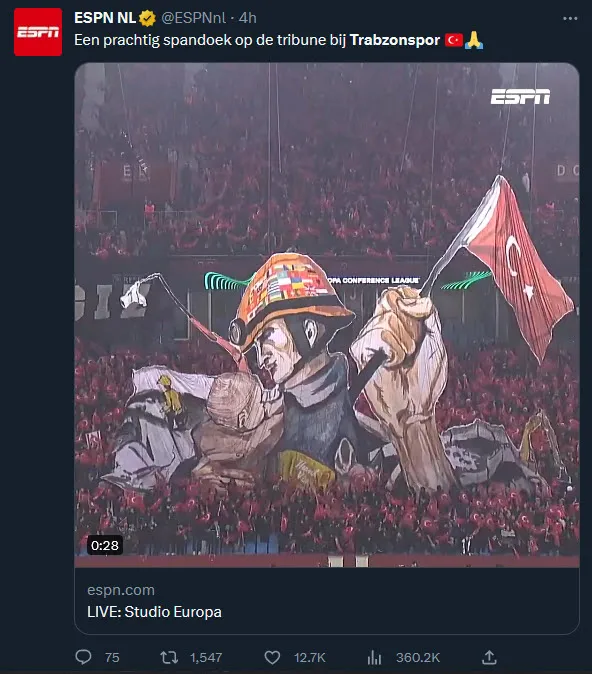 SON DAKİKA HABERİ: Dünya Trabzon'daki koreografiyi konuşuyor! UEFA'ya şok sözler...