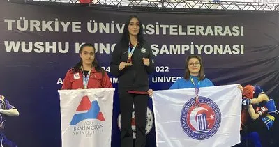 Esenler’in kızı wushuda Türkiye şampiyonu! #agri