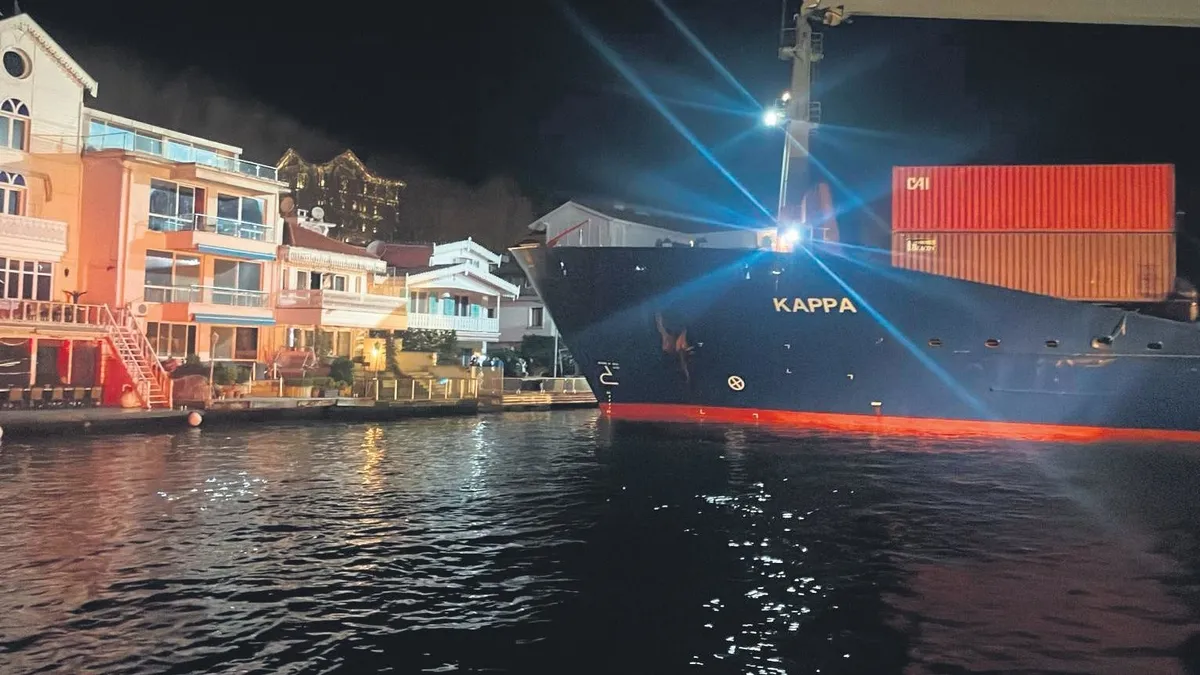 Boğaz’da yürek hoplatan kaza