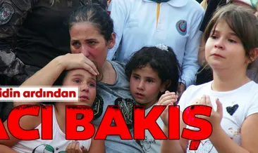 Şehit babanın ardından acı bakış