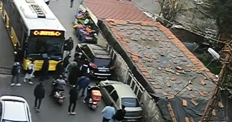 Beykoz’da İETT otobüsünün çarptığı yaya hastaneye götürlürken ikinci kaza: 5 yaralı