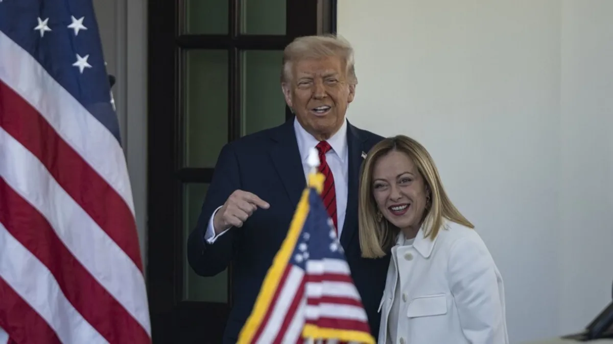 Giorgia Meloni ve Donald Trump