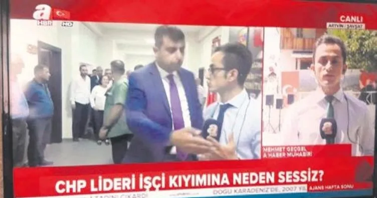 Kılıçdaroğlu’nun korumasından A Haber muhabirine darp