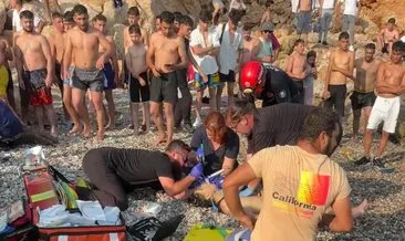 Falezden şov atlayışı hastanede bitti! #antalya